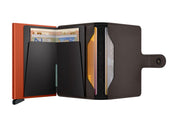 Miniwallet Matte MM-Truffle & Orange