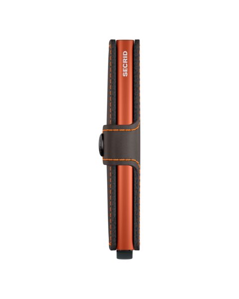 Miniwallet Matte MM-Truffle & Orange