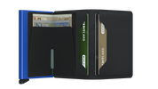 Slimwallet Matte SM- Black & Blue