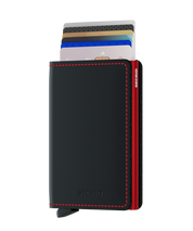Slimwallet Matte SM-Black & Red