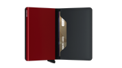 Slimwallet Matte SM-Black & Red