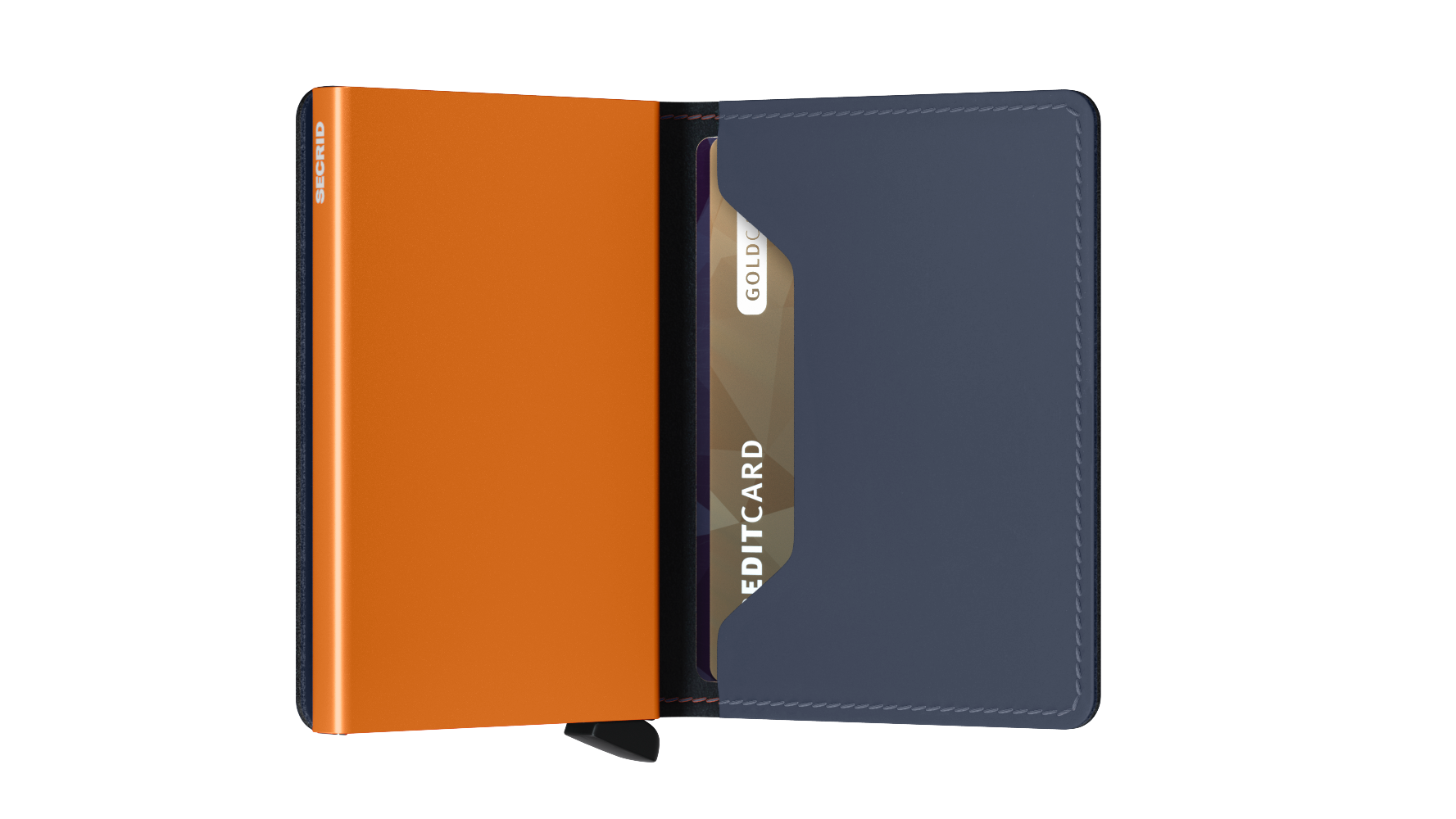 Slimwallet Matte SM- Night Blue & Orange