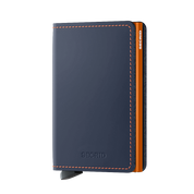 Slimwallet Matte SM- Night Blue & Orange