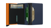 Slimwallet Matte SM- Night Blue & Orange