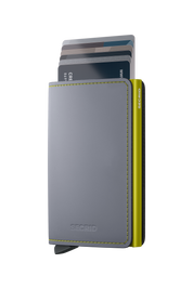 Slimwallet Matte SM-Grey & Lime