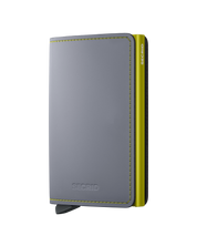 Slimwallet Matte SM-Grey & Lime