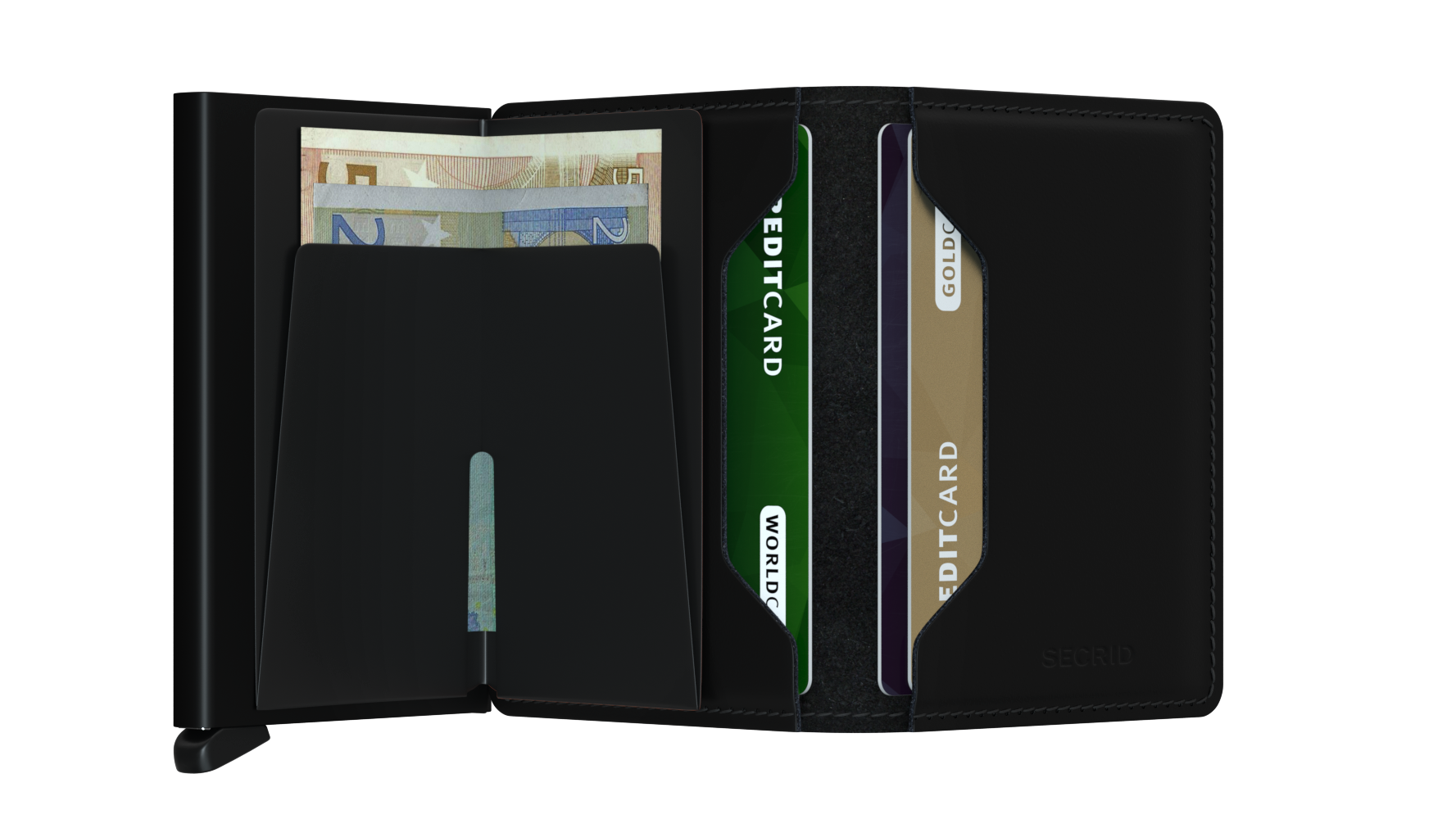 Slimwallet Matte SM-Black
