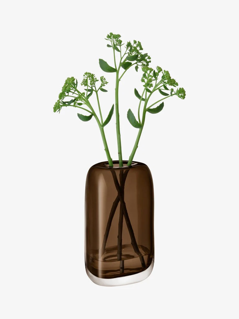 Melt Vase H24cm Mushroom Brown