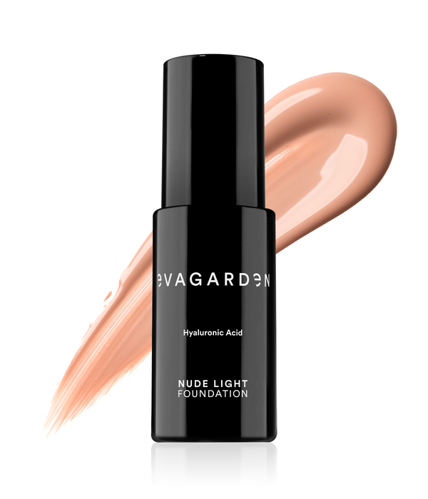 Evagarden Nude Light Foundation 280 Tender Peach, still life