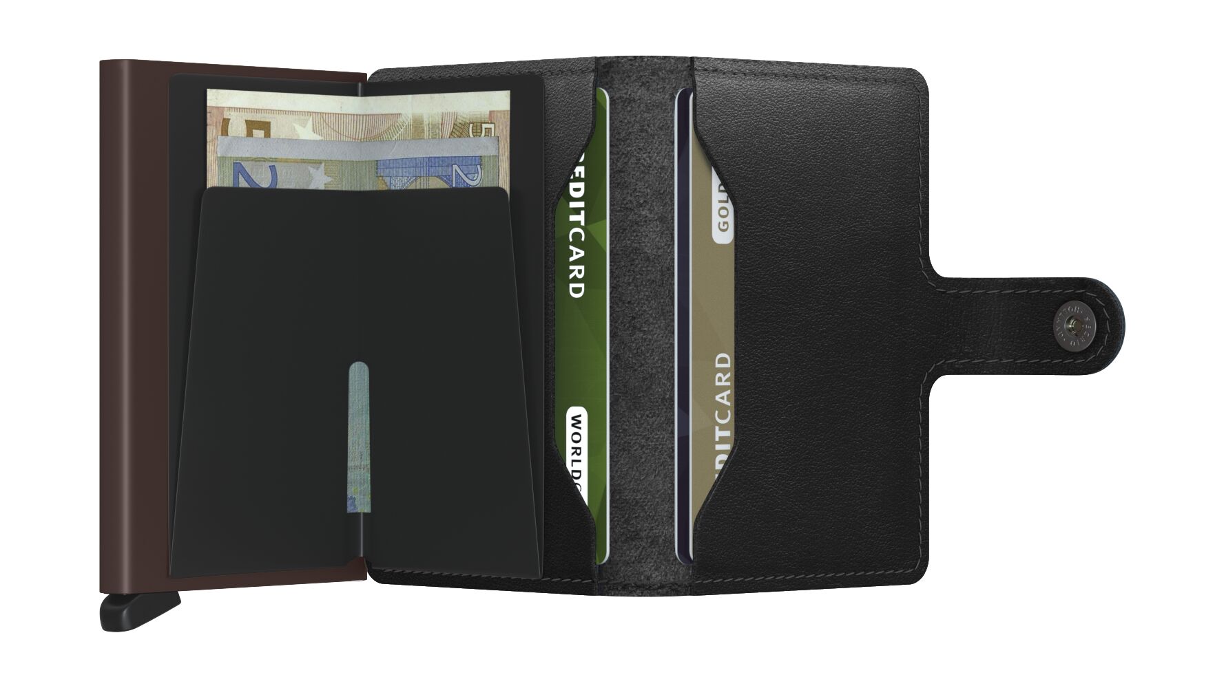 Miniwallet Original M-Black-Brown