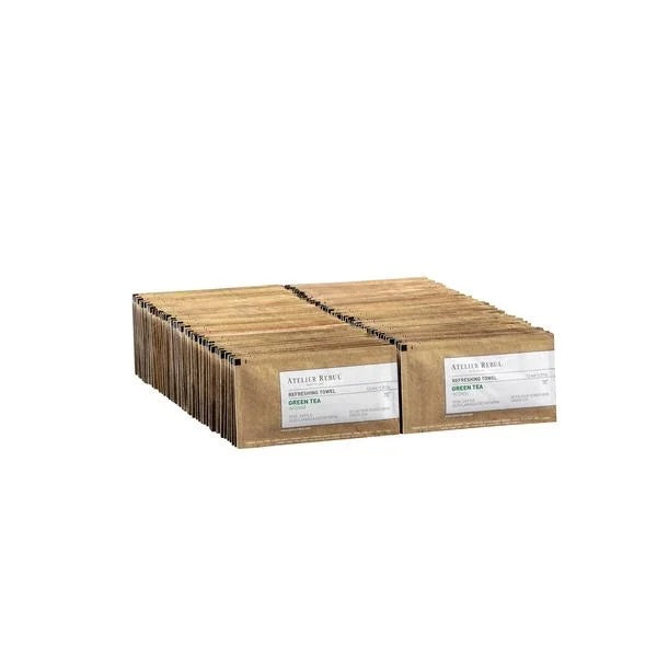 PACK OF REFRESHING TOWEL GREEN TEA 10PC QATAR
