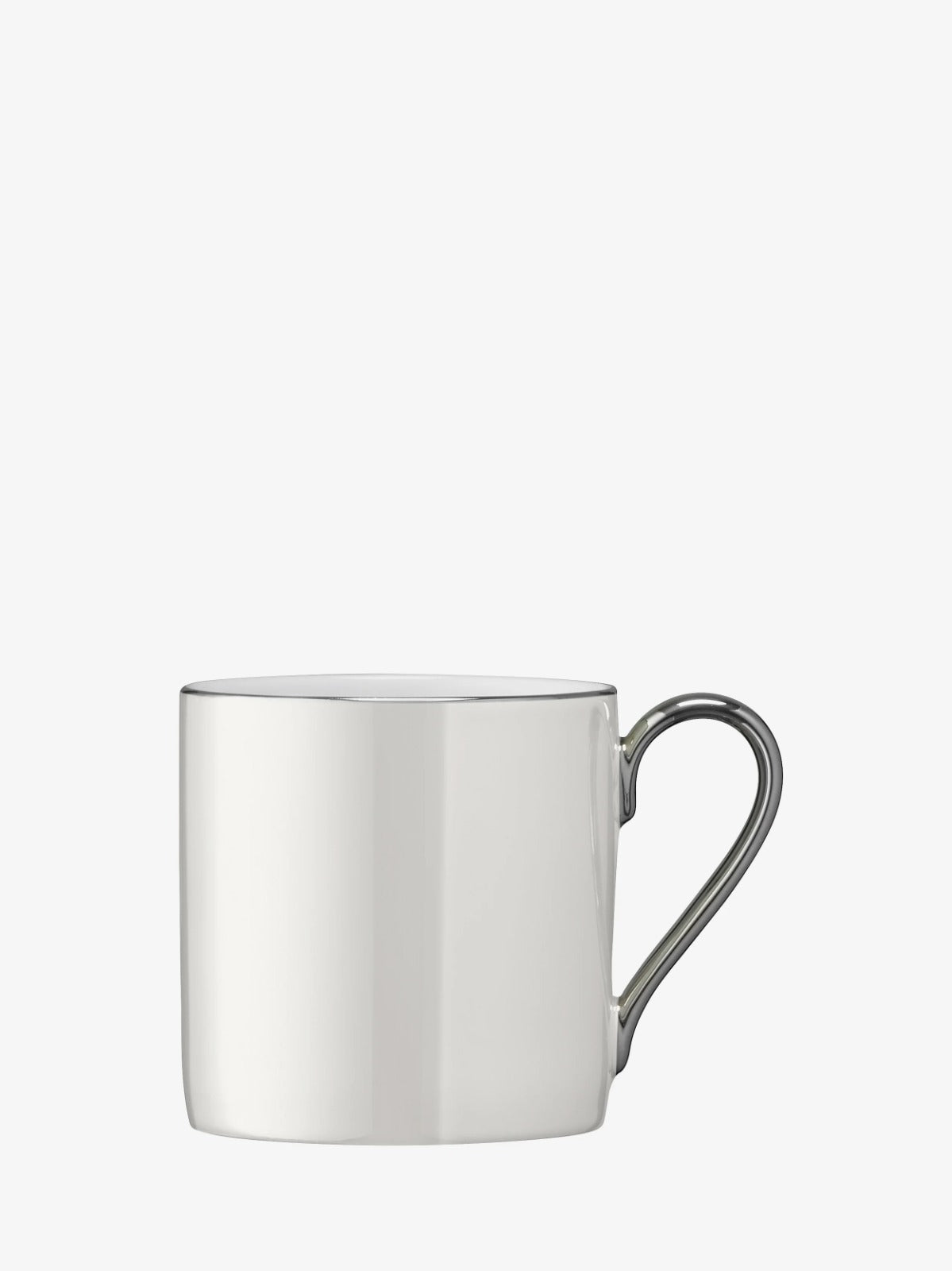 Palazzo Teacup & Saucer 250ml Pearl/Platinum