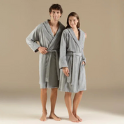 SOLID UNISEX BATHROBE