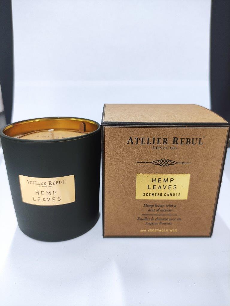 SCENTED CANDLE HEMP LEAVES 210GR