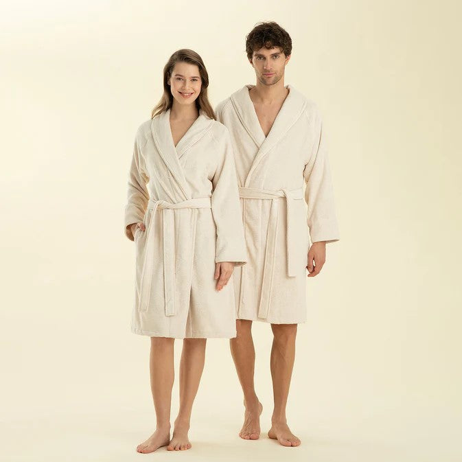 SOLID UNISEX BATHROBE