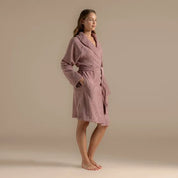 SOLID UNISEX BATHROBE