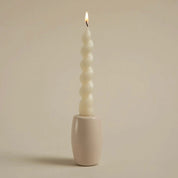 STONLY CANDLE SET BEIGE