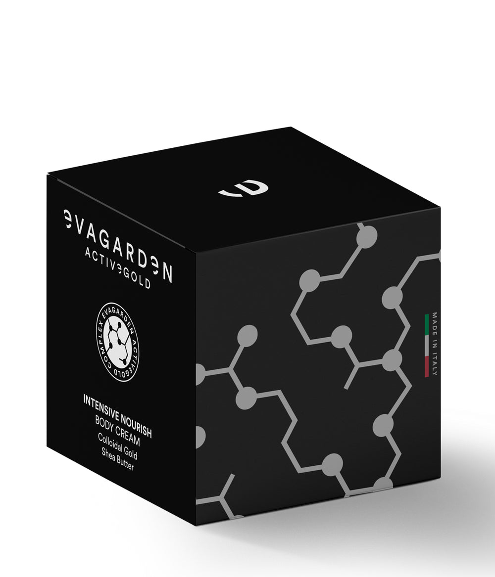 Evagarden Activegold Intensive Nourish Body Cream 250ml, packaging