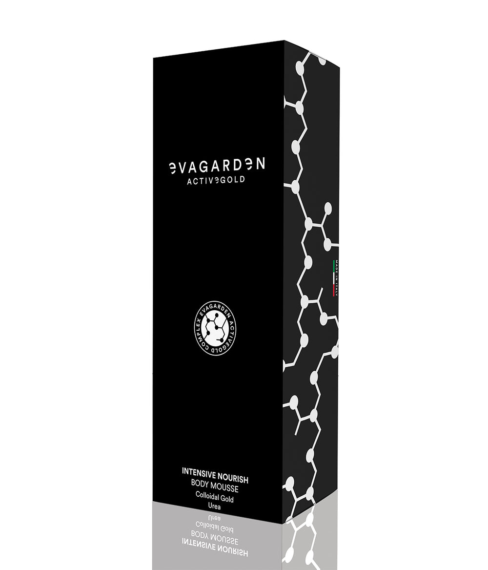 Evagarden Activegold Intensive Nourish Body Mousse 150ml, packaging