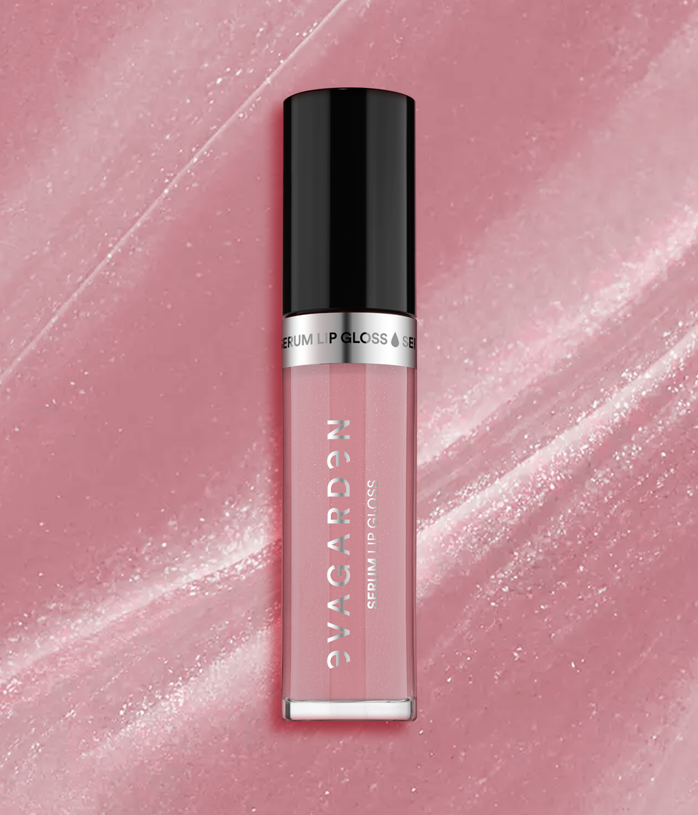 Evagarden Serum Lip Gloss 824 Rose Dawn, still life