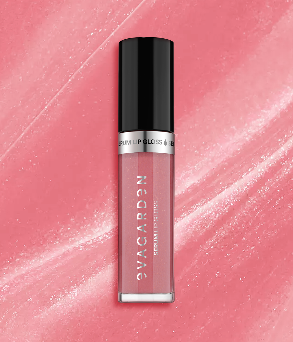 Evagarden Serum Lip Gloss 828 Garnet Rose, still life
