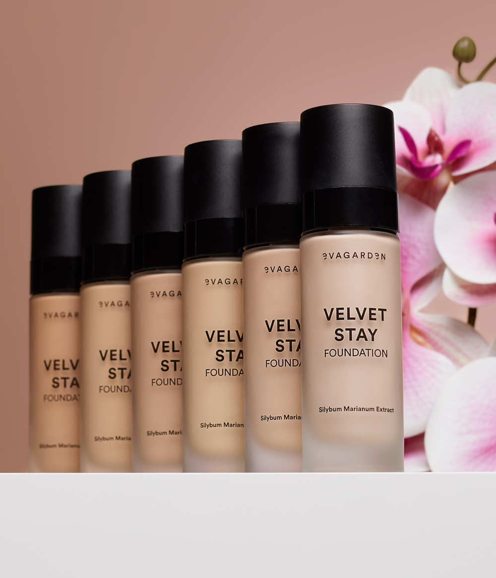 Evagarden Velvet Stay Foundation, still life