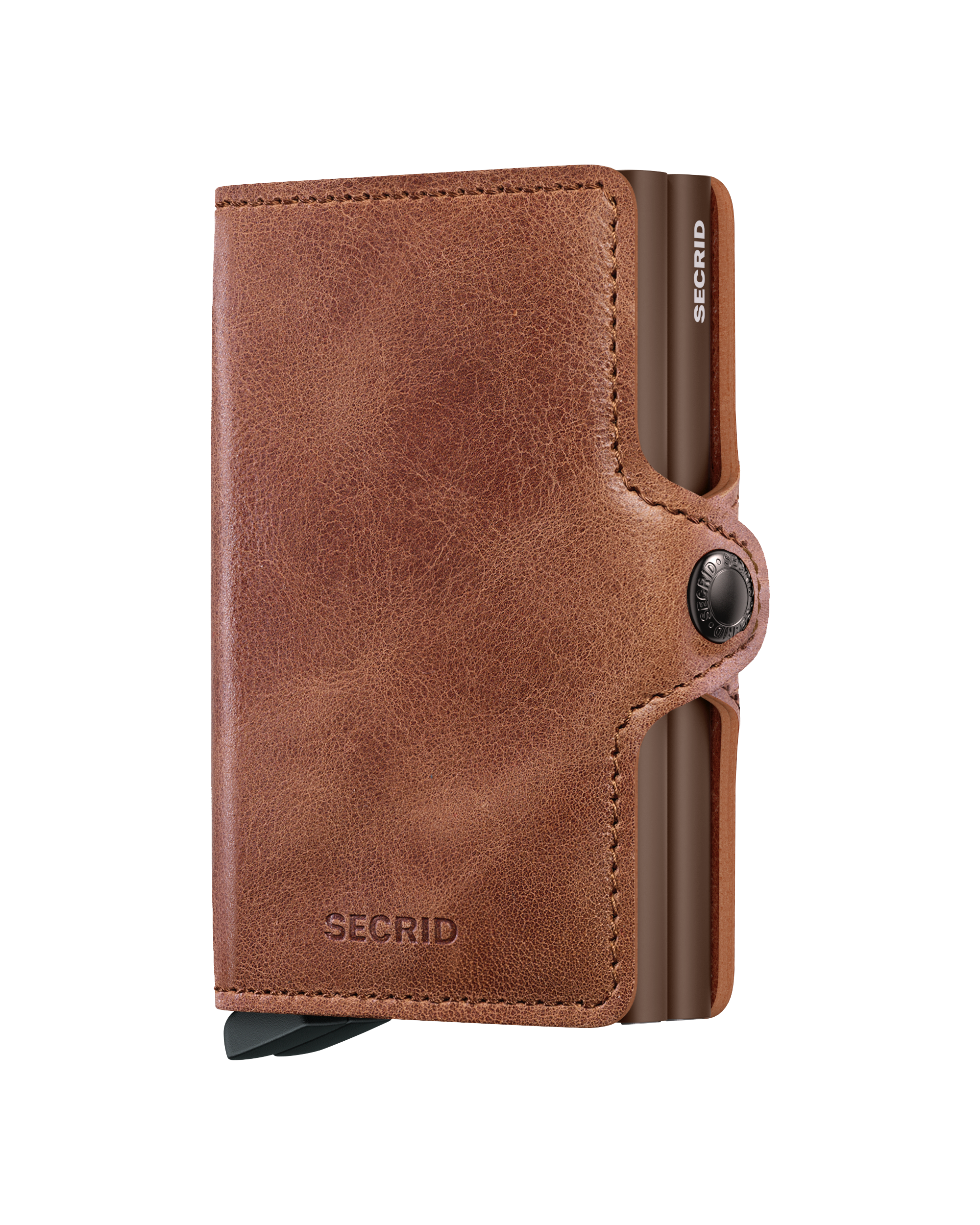 Twinwallet Vintage Cognac TV-Cognac-Brown