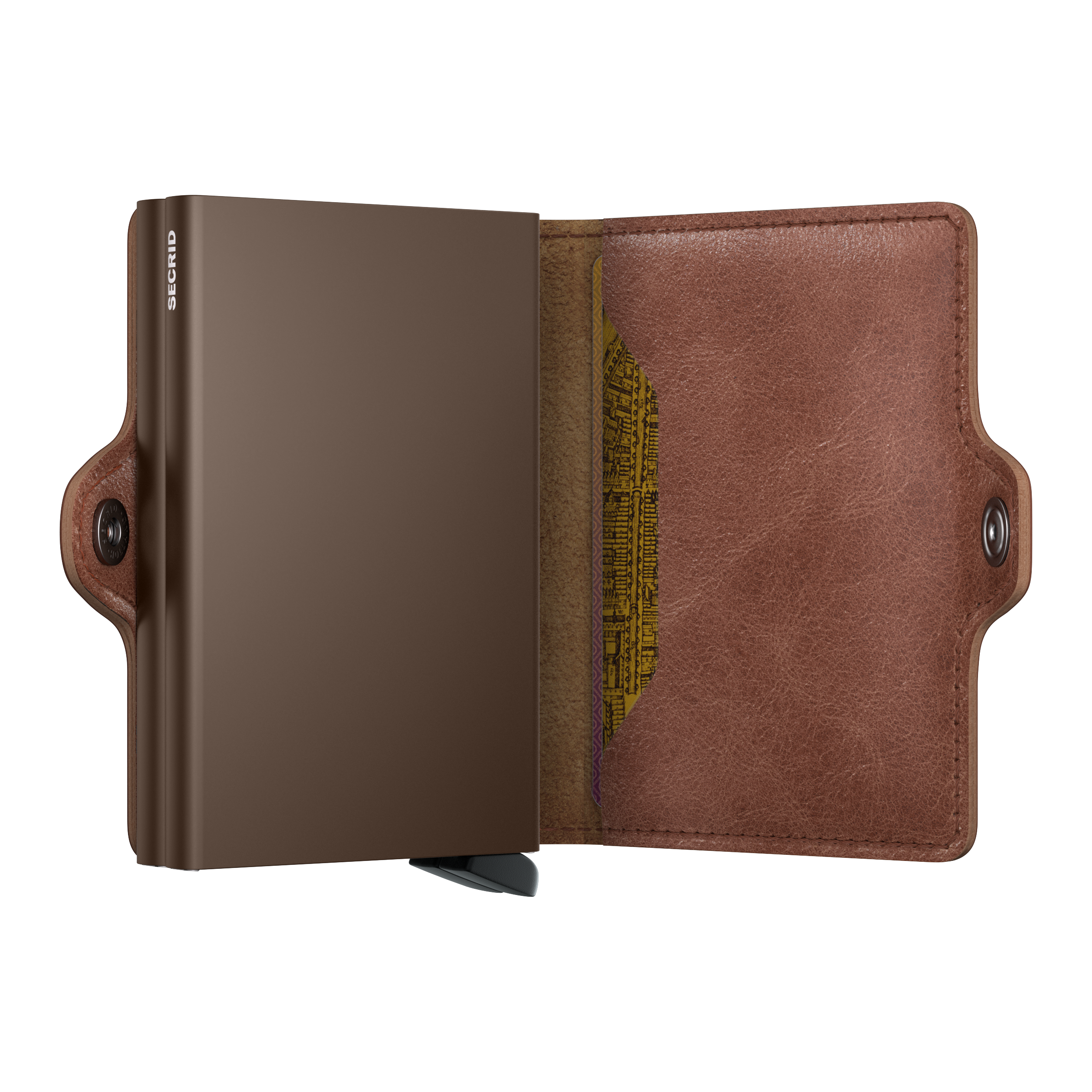 Twinwallet Vintage Cognac TV-Cognac-Brown