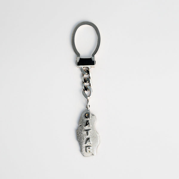 Silver Keychain(Qatar)