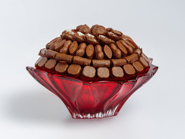 PLANTICACRYSTAL BOWL -RED